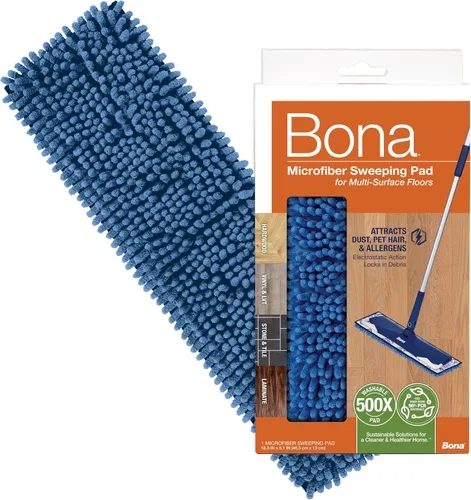 Miniatura 11 de Bona El paquete de 3 almohadillas de microfibra incluye almohadilla de limpieza para polvo, limpieza y limpieza profunda, para suelos de madera dura