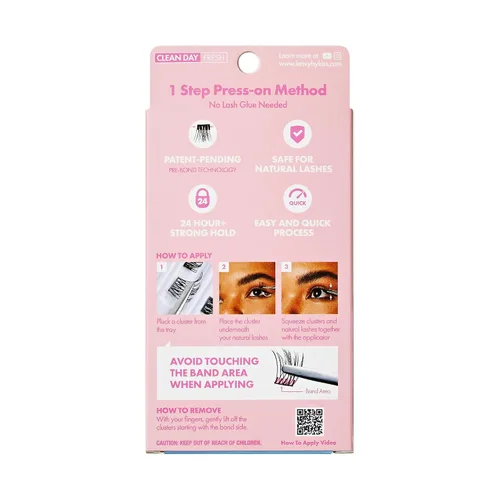 Miniatura 6 de i-ENVY Pestañas Autoadhesivas Press&Go, Racimos de Pestañas Postizas Sin Necesidad de Pegamento, Pestañas de Presión de Aplicación Fácil en 1 Paso