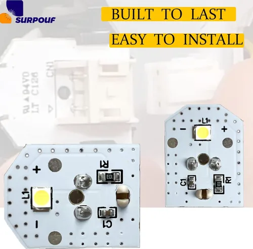 Miniatura 3 de (5PK WR55X11132 WR55X26487 WR55X30603 Bombilla LED para refrigerador GE reemplaza 3033142 AP5646375 PS4704284 EAP4704284 EAP4704284