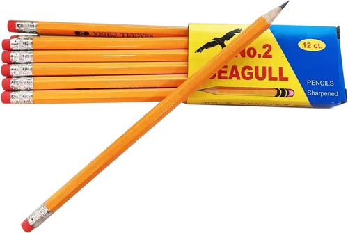 Miniatura 2 de Lápices con punta n.º 2 144/box, 12 cajas de 12 lápices con goma de borrar mejorados 1