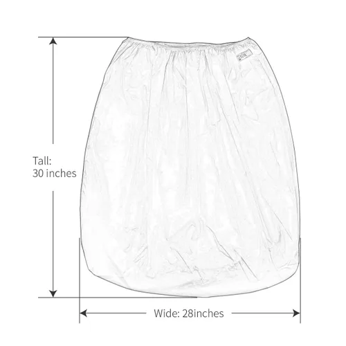 Miniatura 3 de ALVABABY Paquete de 2 cubos de pañales reutilizables para pañales de tela, bolsa de basura, lavandería, se adapta a cubos de basura de 13.3 galones