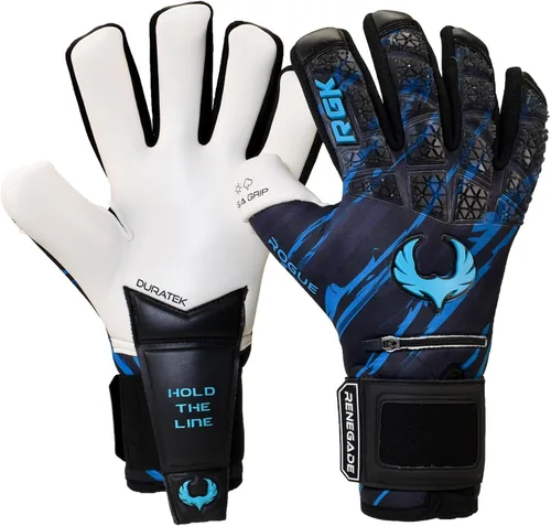 Miniatura 12 de Renegade GK Limited Edition Rogue - Guantes de portero de fútbol con microprotección (tallas 6-11, nivel 4+) Pro-Tek Fingersaves y agarre Giga