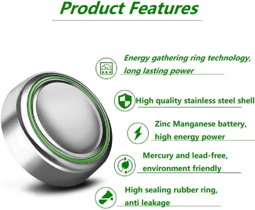 Miniatura 2 de 10 unidades de pilas alcalinas AG4 LR626 de botón de 1.5V L626 LR626 LR66 SR626 377 SR626SW, pilas de moneda para relojes, calculadoras, juguetes