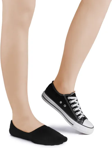 Miniatura 6 de Leotruny 6 pares de calcetines unisex de algodón atlético antideslizantes corte bajo forro plano no se muestran