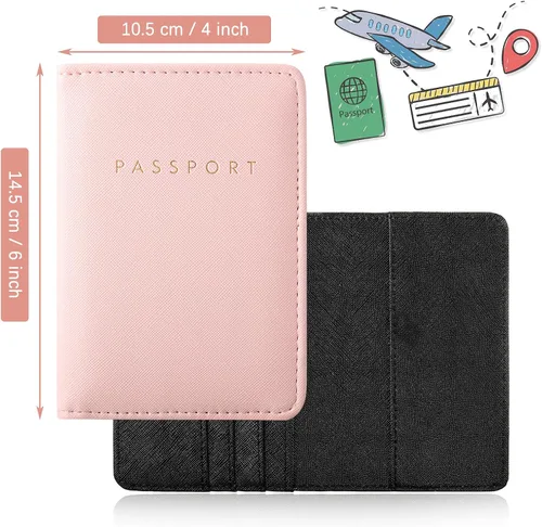 Miniatura 2 de 2 fundas para pasaporte nupcial, cartera de viaje, funda para pasaporte