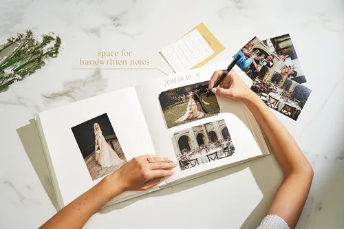 Miniatura 8 de Álbum de recortes prémium para libro de invitados de boda y fotos familiares, 100 páginas para varios tamaños, 4 x 6, 5 x 7, 6 x 8, 8 x 10 pulgadas