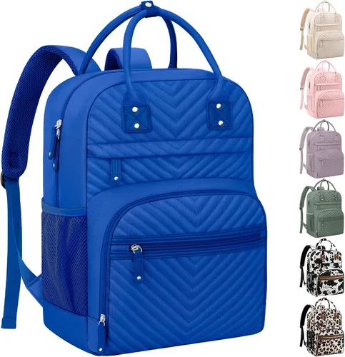 Miniatura 15 de Tenot Mochila de Pañales para Mujeres con Cambiador, Bolsa de Bebé con Bolsillos Aislados, Bolsas de Pañales Multifuncionales para Niña y Niño, Gris