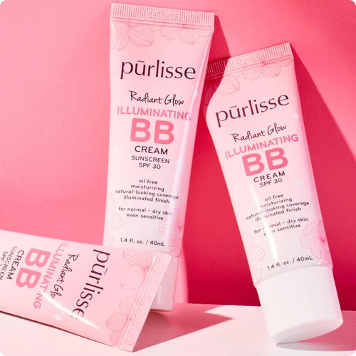 Miniatura 7 de pūrlisse Radiant Glow Illuminating BB Cream con SPF 30 – Glow BB Cream enriquecida con Goji y bayas de espino para piel húmeda – Ayuda a mejorar