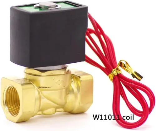 Miniatura 3 de PXC series PXC-10 Normally Close Standard Pipe Thread thread 2 Way Compact direct actuated Brass water solenoid valve(1/4",VITON_110V_D16011 COIL)