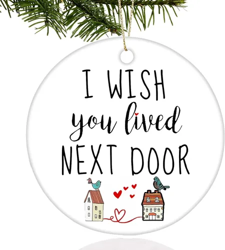 Miniatura 9 de Regalos para compañeras de trabajo para mujeres, adorno colgante de amistad de Navidad 2025, regalos de inspiración de agradecimiento
