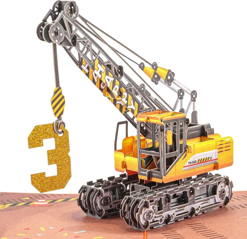 Miniatura 10 de Liif Tarjeta de cumpleaños emergente 3D para niño de 5 años, sobre incluido