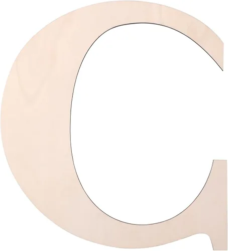 Miniatura 10 de Letra de madera de 12 pulgadas, letras de madera para decoración de pared, letras de madera en blanco sin terminar de 1/5 pulgadas para decoración