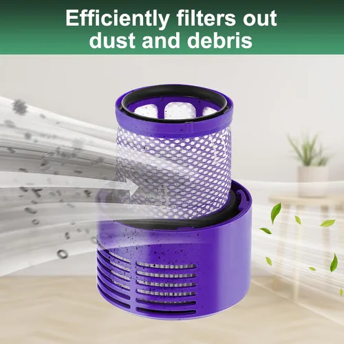 Miniatura 7 de Paquete de 2 filtros V10 de repuesto para Dyson Cyclone Series, Cyclone V10 Absolute, Cyclone V10 Animal, Cyclone V10 Motorhead, Cyclone V10 Total