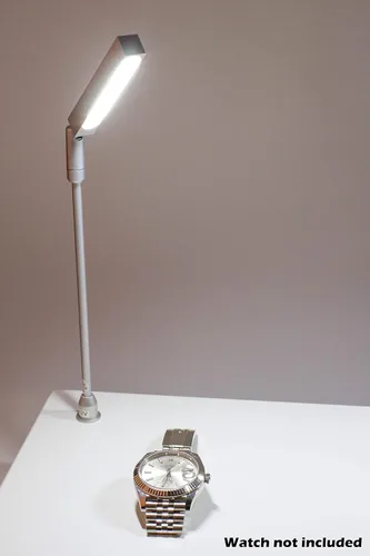 Miniatura 3 de 2pcs escaparate de la joyería LED poste tallo luz modelo FY-60 plata 6000K