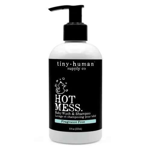 Miniatura 8 de Tiny Human Supply Co Hot Mess Baby Wash & Shampoo, Classic Baby, 8 onzas (paquete de 1) pH equilibrado, ingredientes naturales, sin sulfatos