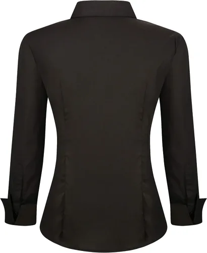 Miniatura 2 de Alex Vando Camisas de vestir para mujer, sin arrugas, ajuste regular, manga larga, elástica, camisa de trabajo