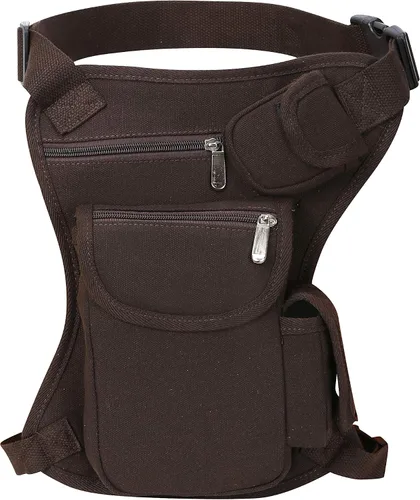 Miniatura 29 de SEALINF Riñonera de lona Riñonera Racing Drop Leg Bag Motocicleta Bolsa al aire libre