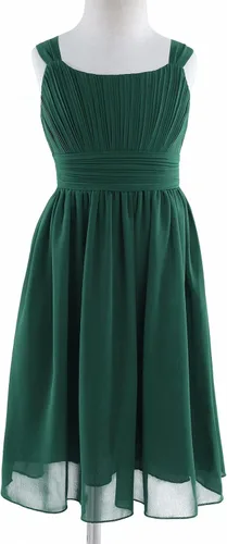 Miniatura 2 de YiZYiF Vestido de fiesta formal para dama de honor y dama de honor sin mangas para niñas grandes