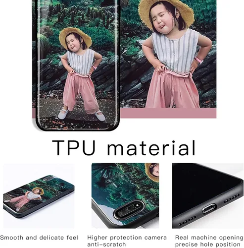 Miniatura 4 de Funda Personalizada para Samsung Galaxy A10 Regalos Personalizados Presentes para Novio Novia Papá Mamá Funda Personalizada para Teléfono con Foto