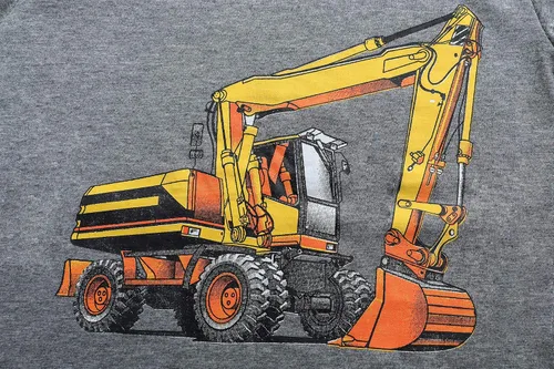 Miniatura 4 de Little Hand Pijamas de dinosaurio para niños pequeños, pijamas de verano con diseño de camión y excavadora, conjuntos cortos de 2 a 7 años