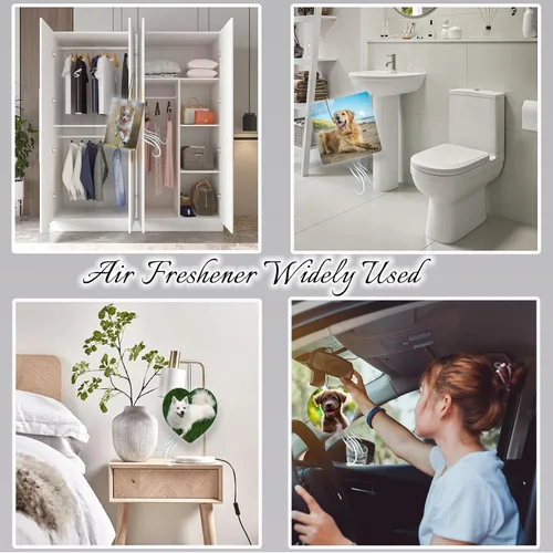 Miniatura 6 de Ambientador personalizado para automóvil, ambientadores personalizados con aroma de doble cara, ambientadores de olores personalizados con imagen