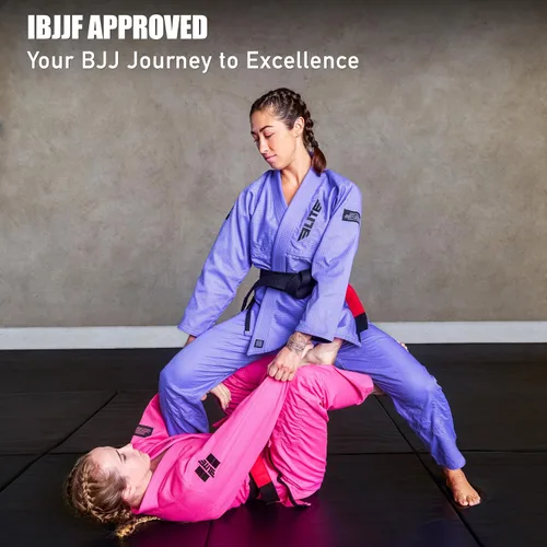Miniatura 5 de Elite Sports Ultra ligero BJJ GI para mujer - IBJJF Jiu-Jitsu GI para niñas y mujeres (consulte la guía especial de tallas)