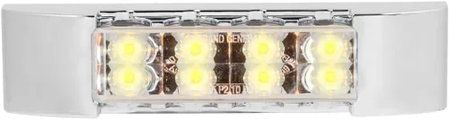 Miniatura 13 de GG Grand General 75170 Luz sellada ámbar/ámbar (6" rectángulo 8 LED, alto/bajo 3 cables)