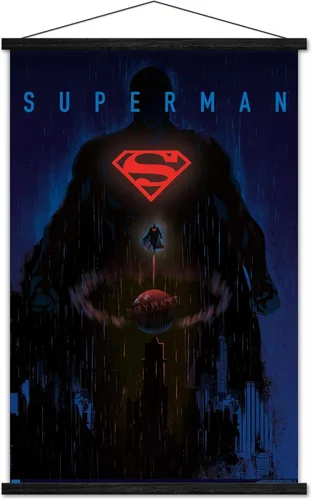 Miniatura 6 de DC Comics: Dark Artistic - Póster de pared de Superman, 34 pulgadas de largo x 22.4 pulgadas de ancho, versión premium sin marco