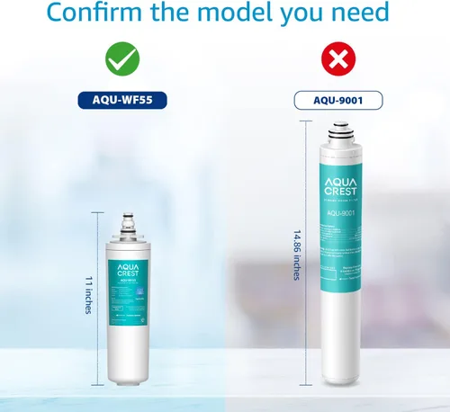 Miniatura 6 de AQUA CREST Filtro de agua 9601, repuesto para Moen 9601 ChoiceFlo 9600, 9602, 9500, 9501, 9502, compatible con grifos de cocina filtrados Moen Sip