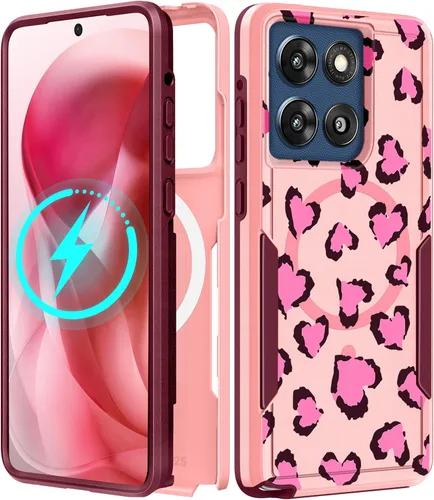Miniatura 229 de Funda para Moto G 5G 2024 – Compatible con MagSafe para mujeres y niñas, bonita funda protectora magnética para teléfono, diseño femenino Kawaii