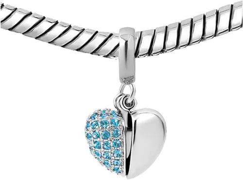 Miniatura 4 de KunBead Abalorios colgantes de piedra natal de corazón con diseño de abuela y nana, compatible con pulsera Pandora, collar, joyería de cumpleaños