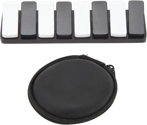 Miniatura 7 de Juguete deslizante para ansiedad, llave de piano de alta calidad, con clicker háptico, para alivio del estrés, con sonido de metal nítido
