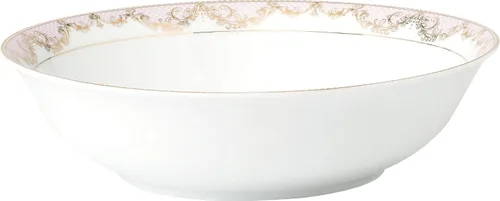 Miniatura 3 de Lorren Home Trends Juego de vajilla de porcelana de hueso "Beauty" de 57 piezas (servicio para 8 personas), color rosa