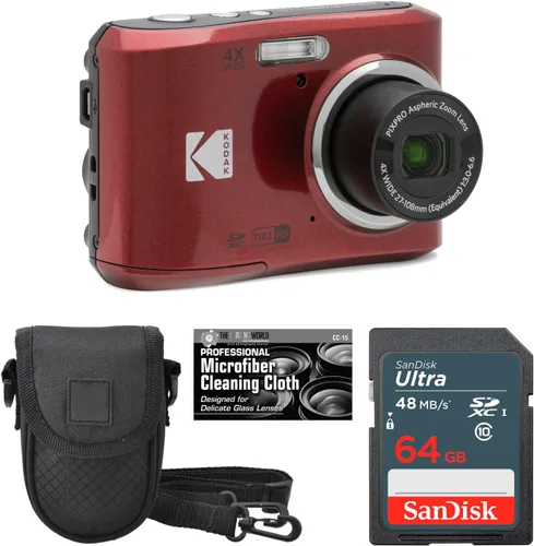 Kodak PIXPRO FZ45 - Cámara digital de 16 MP con zoom óptico 4X de 1.063 in gran angular 1080P Full HD Video 2.7 pulgadas, cámara LCD de 2.7 pulgadas