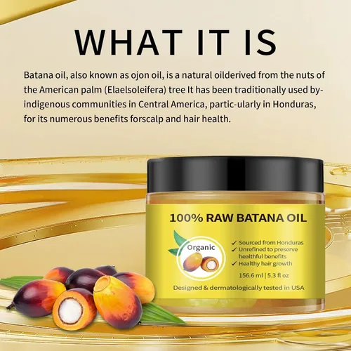 Miniatura 4 de Aceite de batana para el crecimiento del cabello – Aceite de Ojon orgánico 100% crudo sin refinar de Honduras – Tratamiento capilar prensado en frío