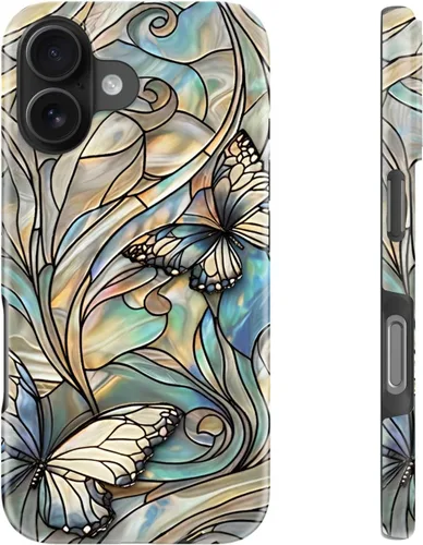 Miniatura 129 de LUHOURI Funda para iPhone 12 Mini, compatible con carga inalámbrica, doble capa, interior de silicona suave + carcasa exterior dura, bonito diseño