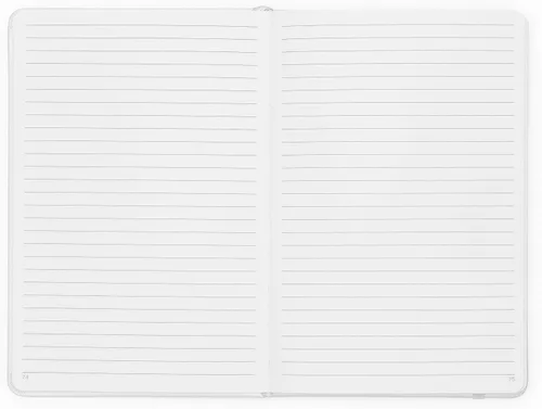 Miniatura 6 de Minimalism Art, Premium Hard Cover Notebook Journal, X-Large Size, Master A4 8.3" x 11.4", 186 Numbered Pages, Gusseted Pocket, Ribbon Bookmark