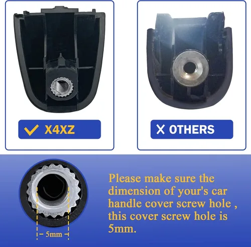 Miniatura 2 de X4XZ 4 piezas de manijas exteriores delanteras y traseras izquierda y derecha para Hyundai Elantra 2006-2012 (OEM# 826512H000 826522H010 826522H020)
