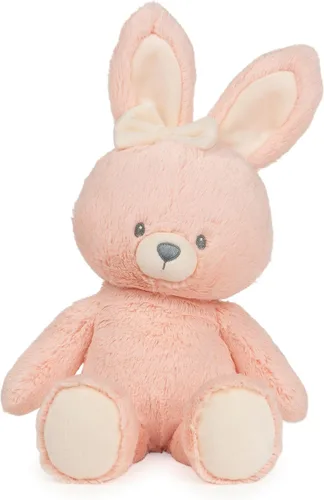 GUND Baby Peluche de Conejo Sostenible, Animal de Peluche Hecho de Materiales Reciclados, Regalo para Bebés y Recién Nacidos, Rosa/Crema, 13"