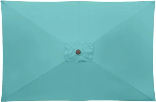 Miniatura 10 de BrylaneHome Paraguas rectangular de gran tamaño (Poppy Stripe)