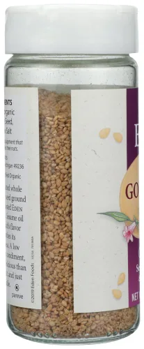 Miniatura 3 de Eden Foods, Orgánico, Gomasio, Semillas de Sésamo y Sal Marina, 3.5 oz (100 g) - 2pcs