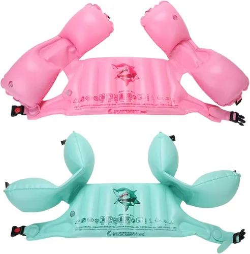 Topsung Chaleco salvavidas de lujo para niños, bandas para brazos, flotadores y chaleco de natación para niños (3-6 años)