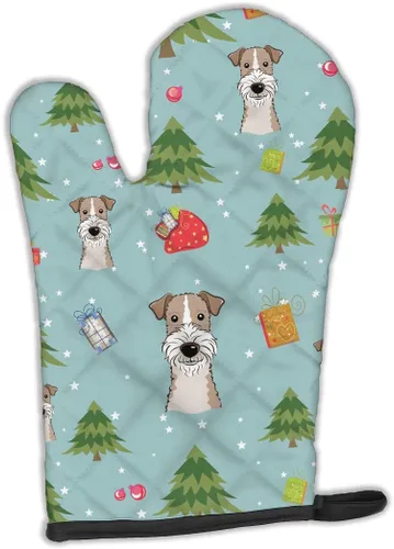 Miniatura 33 de Caroline's Treasures BB4020OVMT Dog House Collection Border Collie - Guante de horno grueso resistente al calor para sartenes calientes y horno