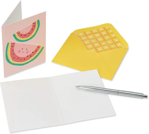 Miniatura 4 de Papyrus - Tarjetas en blanco con sobres, motivos de frutas (20 unidades)