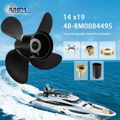 Miniatura 3 de Boat Propeller Compatible with Mercury Mercruiser Alpha One/Bravo One Outboard Motors 135HP 150HP 175HP 200HP 225HP 250HP 300HP, 2&4-Stroke