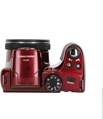 Miniatura 4 de Kodak Pixpro AZ255 Cámara digital en rojo (AZ255RD) El paquete incluye: tarjeta de memoria de 128 GB, baterías recargables, funda, trípode flexible