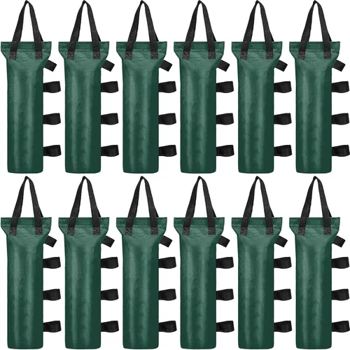 Miniatura 10 de EBOOT 12 bolsas de arena para toldo, bolsas de peso de 264 libras en total, pesos de toldo de alta resistencia, tienda de campaña grande para tienda