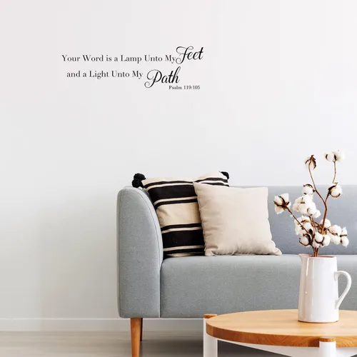 Miniatura 6 de BBTO - Adhesivos de pared con versículos bíblicos, calcomanías de citas inspiradoras, calcomanías religiosas motivacionales con escrituras, adhesivo