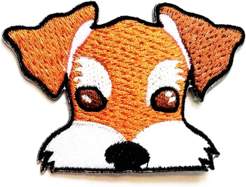 Miniatura 3 de Nipitshop - Parches de perro de pelo largo Shih Tzu con lazo rojo de dibujos animados de animales, parches para planchar con bordado de dibujos Dog9