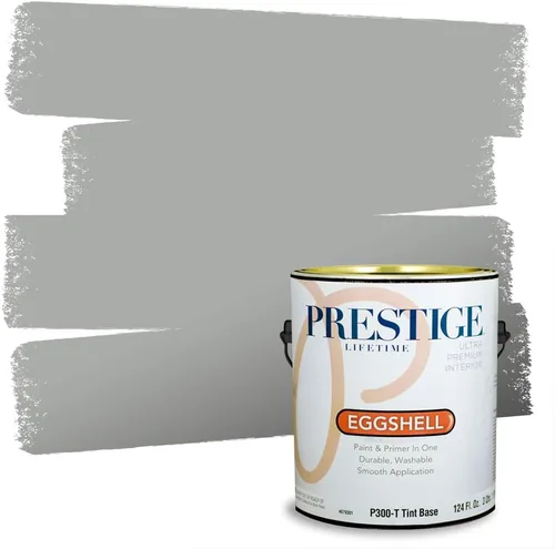 Miniatura 112 de PRESTIGE Paints - Pintura interior e imprimación en uno, 1 galón, cáscara de huevo, pimienta envejecida